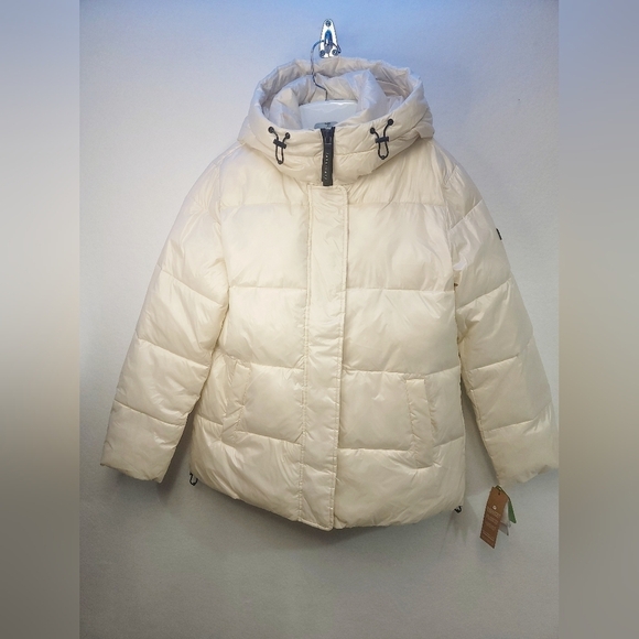 Sanctuary Puffer-Up Premium Down Filled Recycled Fabric Jacket Women's Size Lg - Picture 7 of 16
